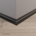 Aluminum MINI baseboard 15x20x2700 mm anodized silver ALU-N1520NEWA 
