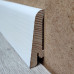 Skirting board Wooden veneered Oak White 60x18x2400 mm. KLE60-12