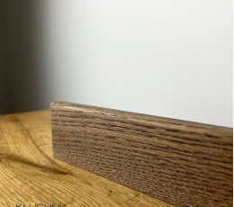 Плінтус МДФ шпонований Дуб какао MDF-D8011