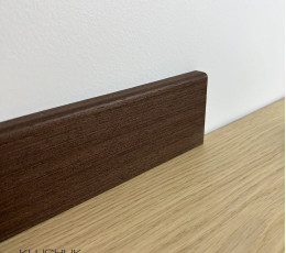 Плінтус МДФ шпонований Венге MDF-D8012