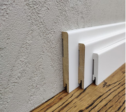 Skirting Board MDF White 60x12x2000 mm RAL 9003 MDF-М60