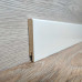 Skirting board MDF RAL 9003 White 80x12x2000 mm. MDF-M80