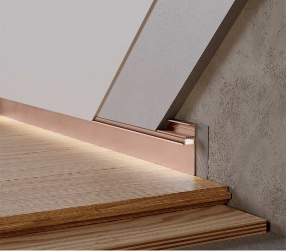 Aluminium Skirting Board LED ALU-SL50R RAL color